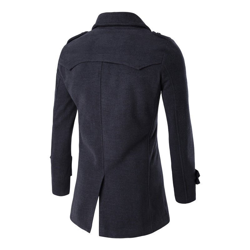 Men's Elegant Double Breasted Winter Coat - Weriion