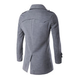 Men's Elegant Double Breasted Winter Coat - Weriion