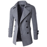 Men's Elegant Double Breasted Winter Coat - Weriion