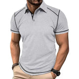 Men's Elegant Short Sleeve Polo Shirt - Weriion