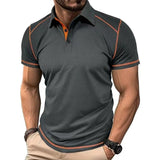 Men's Elegant Short Sleeve Polo Shirt - Weriion