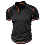 Men's Elegant Short Sleeve Polo Shirt - Weriion