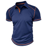 Men's Elegant Short Sleeve Polo Shirt - Weriion