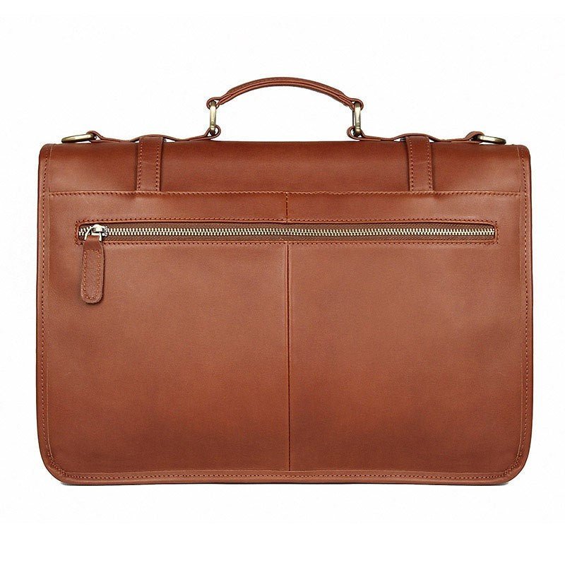 Men's Exquisite Leather Briefcase Shoulder Bag - Weriion