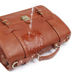 Men's Exquisite Leather Briefcase Shoulder Bag - Weriion