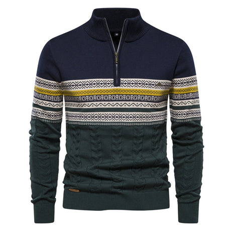 Men's Fashionable Stand - Up Collar Sweater - Weriion