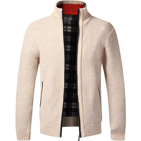 Men's Fleece Cardigan Sweater - Weriion