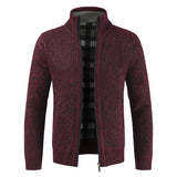 Men's Fleece Cardigan Sweater - Weriion