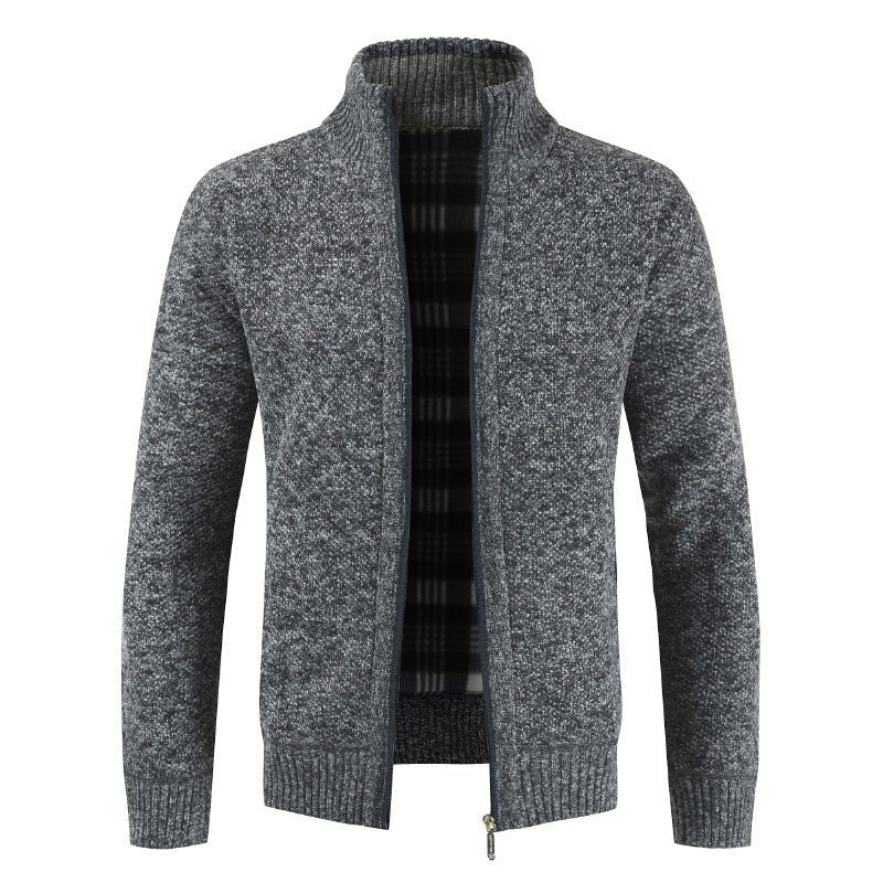 Men's Fleece Cardigan Sweater - Weriion