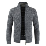 Men's Fleece Cardigan Sweater - Weriion