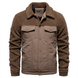 Men's Fleece Jacket Fashionable Winter & Autumn Coat - Weriion