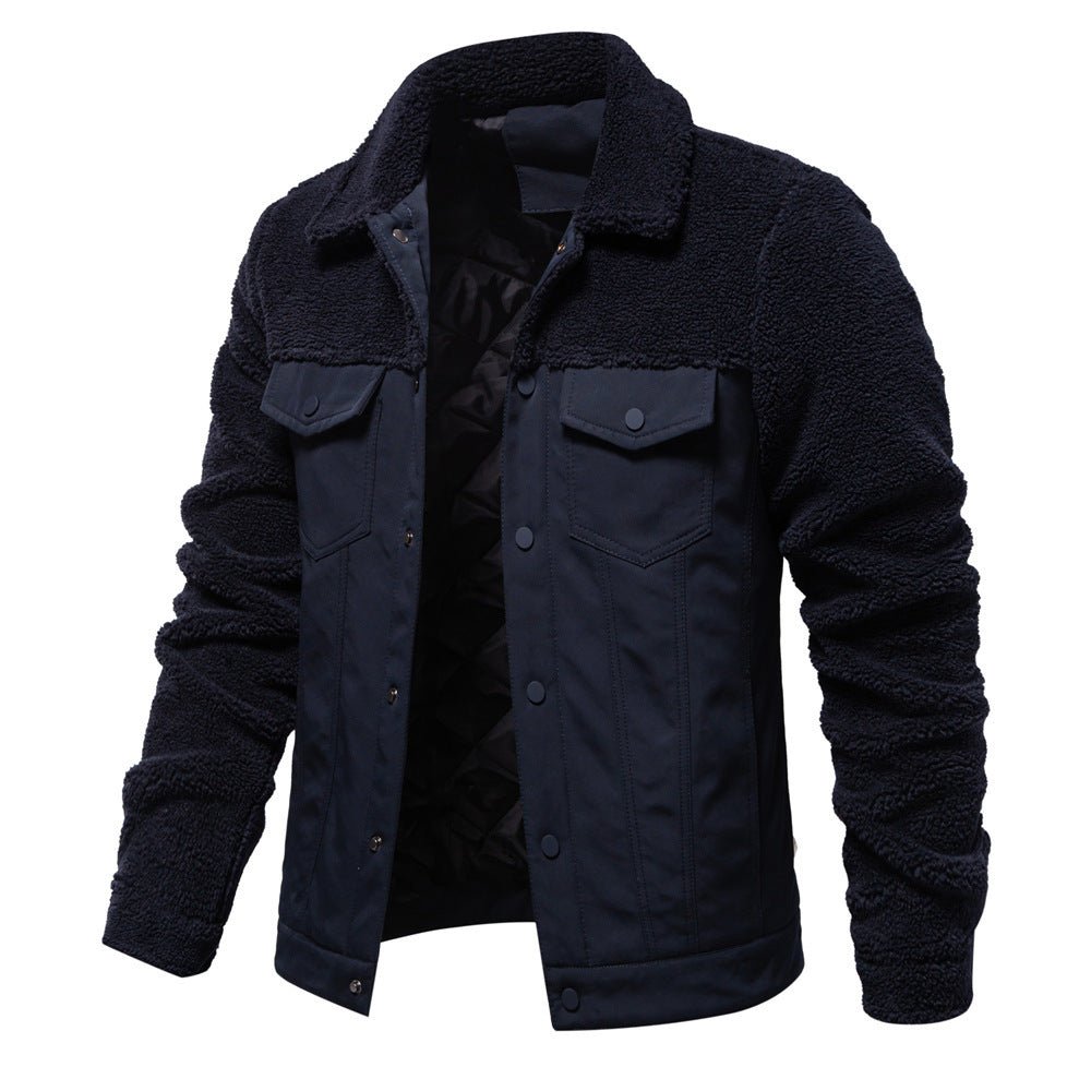 Men's Fleece Jacket Fashionable Winter & Autumn Coat - Weriion