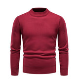 Men's Fleece - Lined Thick Round Neck Sweater - Weriion