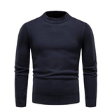 Men's Fleece - Lined Thick Round Neck Sweater - Weriion