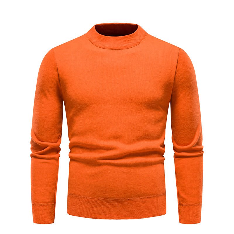 Men's Fleece - Lined Thick Round Neck Sweater - Weriion