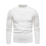 Men's Fleece - Lined Thick Round Neck Sweater - Weriion