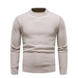 Men's Fleece - Lined Thick Round Neck Sweater - Weriion