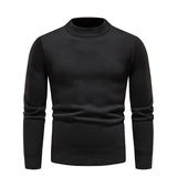 Men's Fleece - Lined Thick Round Neck Sweater - Weriion