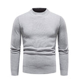 Men's Fleece - Lined Thick Round Neck Sweater - Weriion