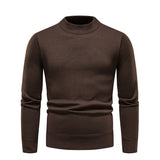 Men's Fleece - Lined Thick Round Neck Sweater - Weriion