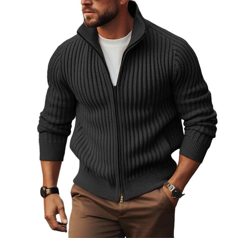 Men's Fleece - Lined Thickened Long Sleeves Sweater - Weriion