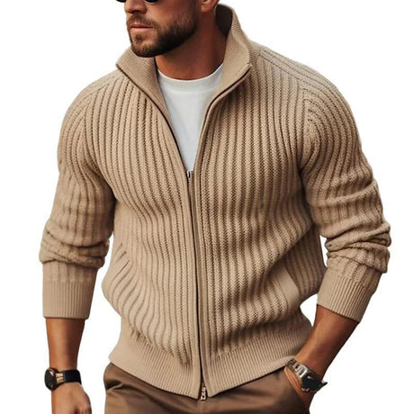 Men's Fleece - Lined Thickened Long Sleeves Sweater - Weriion