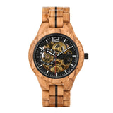 Men's Fully Automatic Wooden Mechanical Watch - Weriion