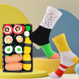 Men's Funny Creative Sushi Cotton Socks - Weriion