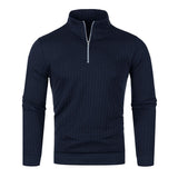 Men's Half - High Zipper Collar Sweaters - Weriion