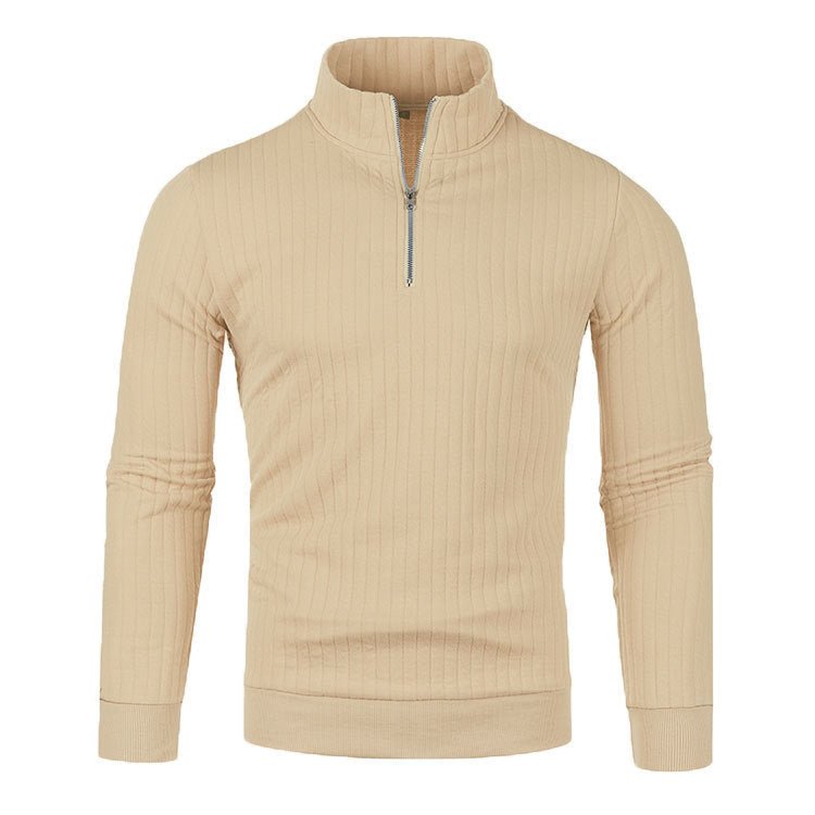 Men's Half - High Zipper Collar Sweaters - Weriion