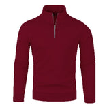 Men's Half - High Zipper Collar Sweaters - Weriion