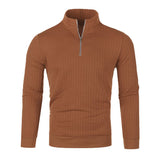 Men's Half - High Zipper Collar Sweaters - Weriion