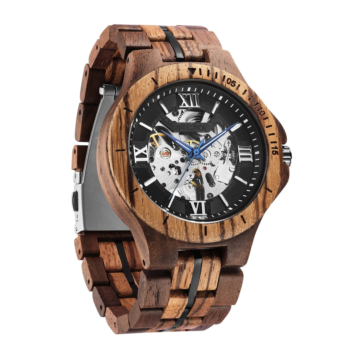 Men's Handmade Wooden Mechanical Automatic Watch - Weriion