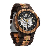 Men's Handmade Wooden Mechanical Automatic Watch - Weriion