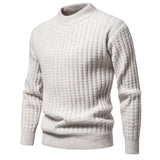 Men's Knitted Round Neck Fashionable Sweaters - Weriion