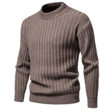 Men's Knitted Round Neck Fashionable Sweaters - Weriion