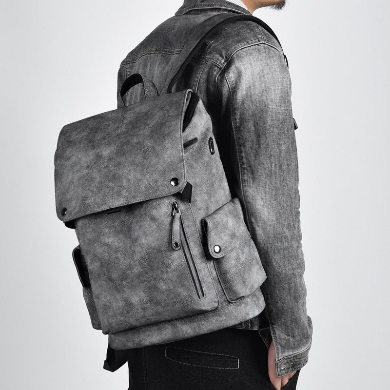 Men's Korean Design Backpack With USB Port - Weriion