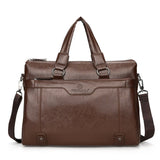 Men's Laptop Bag Briefcase Shoulder Bag - Weriion