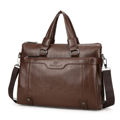 Men's Laptop Bag Briefcase Shoulder Bag - Weriion