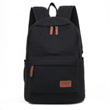 Men's Large Capacity Canvas Computer Travel Backpack Bag - Weriion