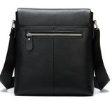 Men's Leather Shoulder Bag With Adjustable Shoulder Strap - Weriion