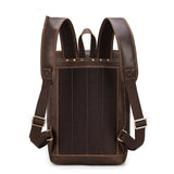 Men's Leather Travel Backpack - Weriion