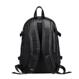 Men's Leather USB Charging Backpack - Weriion