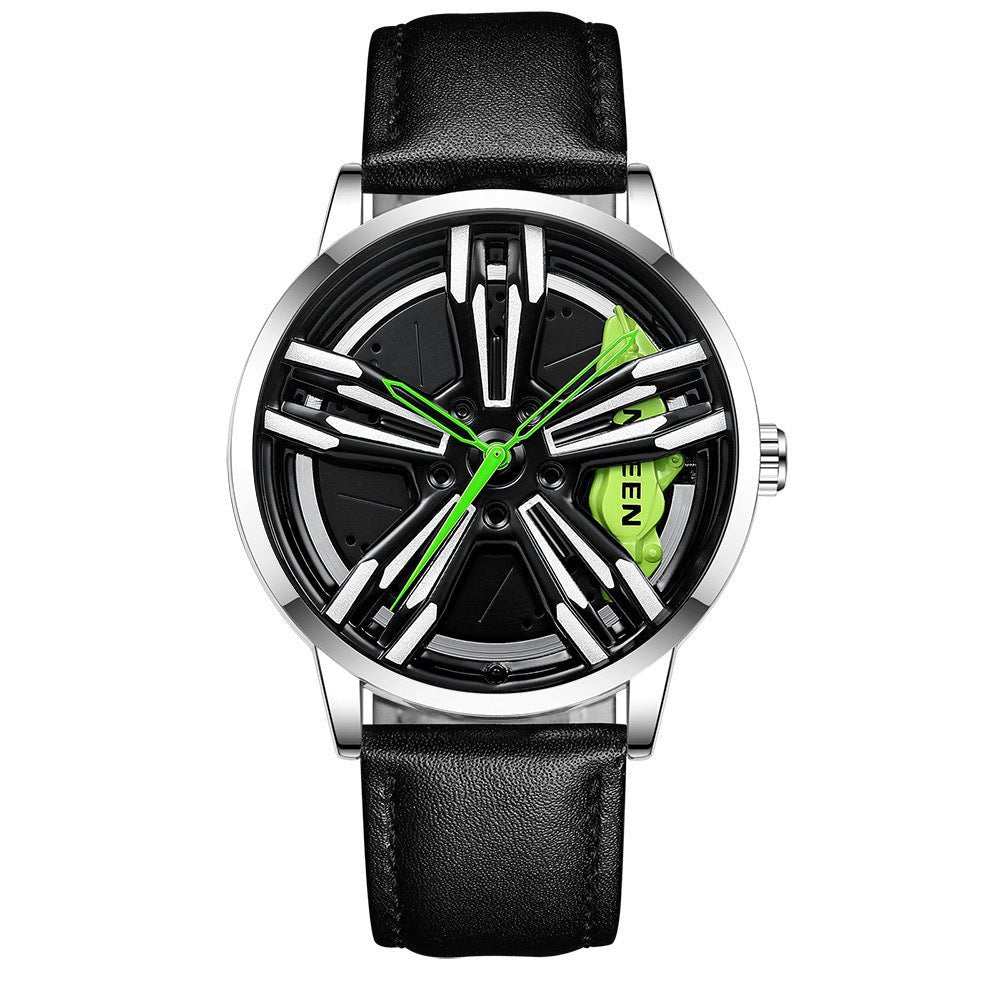 Men's Locomotive Wheel Watch - Weriion