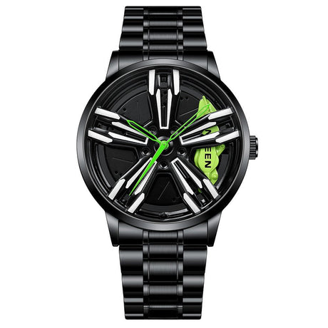 Men's Locomotive Wheel Watch - Weriion