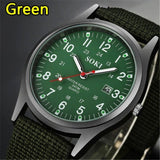 Men's Luminous Sports Casual Quartz Watch With Date Display - Weriion