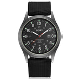 Men's Luminous Sports Casual Quartz Watch With Date Display - Weriion