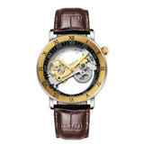 Men's Luminous Waterproof Mechanical Transparent Watch - Weriion