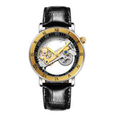 Men's Luminous Waterproof Mechanical Transparent Watch - Weriion