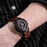 Men's Magnetic Balls Watch With Wooden Strap - Weriion